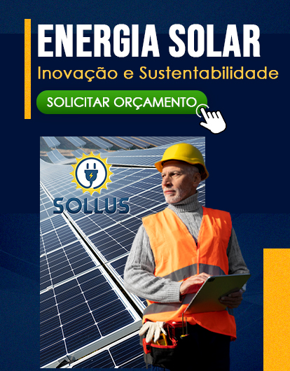 Banner Home Mobile Energia Solar Inovação e Sustentabilidade Sollus