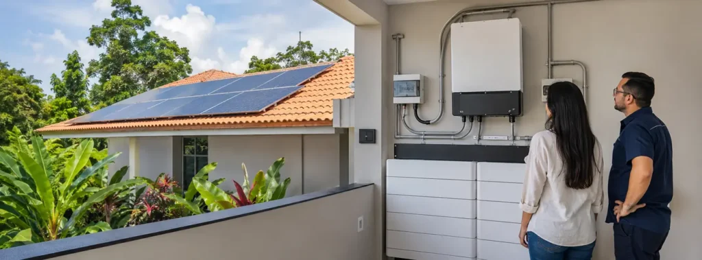 Sistema de energia solar relacionado ao tema: energia solar com bateria em manaus